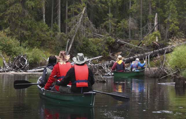 Vaeltaen vesille, retkeilyä, melontaa ja veneilyä Rajakarjalainen luonto on kokemisen arvoinen. Vesistöt, metsät, suot ja jääkauden muovaamat erämaiset harjumaisemat vuorottelevat maisemassa.