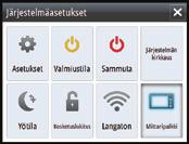 1 2 4 5 3 6 7 8 Nro Kohde 1 Sovellusruutu 2 Mittaripalkki 3
