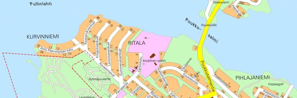yläpuolella on 20 kv siirtolinja, joten sijaintia on tarkoituksenmukaista tämän kaavoituksen yhteydessä muuttaa. Vuohimäen uimarannan virkistyskäyttö tulee asuinalueen myötä kasvamaan nykyisestä.