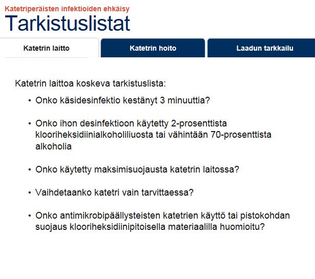 Tarkistuslistat Duodecium Oppportti. V.-J. Anttila, K. Nelskylä, L.