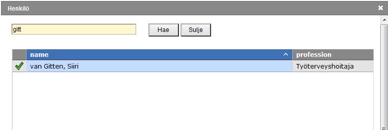 3/29 3. Näyttökuva: Vastuuhoitajan haku Organisaation nimi kenttään kirjoitetaan sen organisaatioasiakkaan nimi tai nimen osa, jota haetaan.