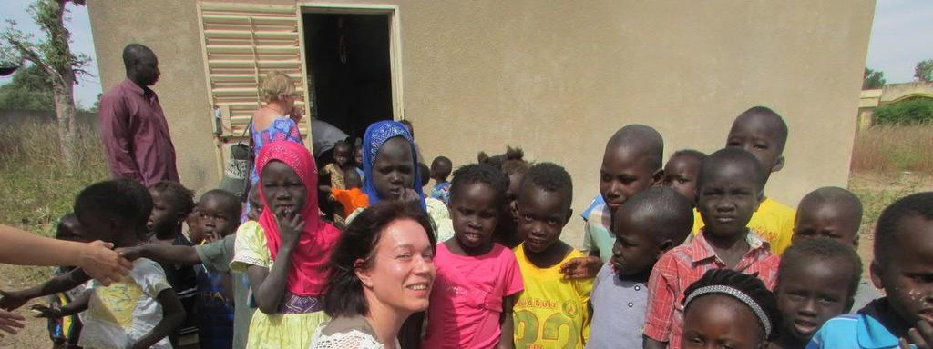 MARRASKUU Minna-Sisko Mäkinen kävi kertomassa klubikokoukselle Senagalista ja toiminnasta, jota Malmin srk tekee Sengalissa lasten ja nuorten opiskelun tukemiseksi.