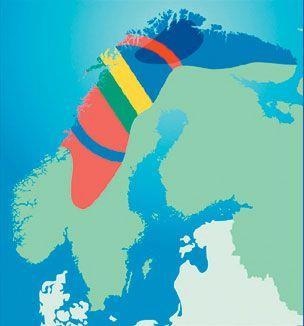 Sápmi, Saamenmaa Saamelaisalue Sápmi yltää Keski- Ruotsista Kuolan niemimaalle