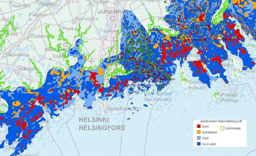 10 kartoituksia ei kuitenkaan ole tehty ennen GTK:n vuonna 20