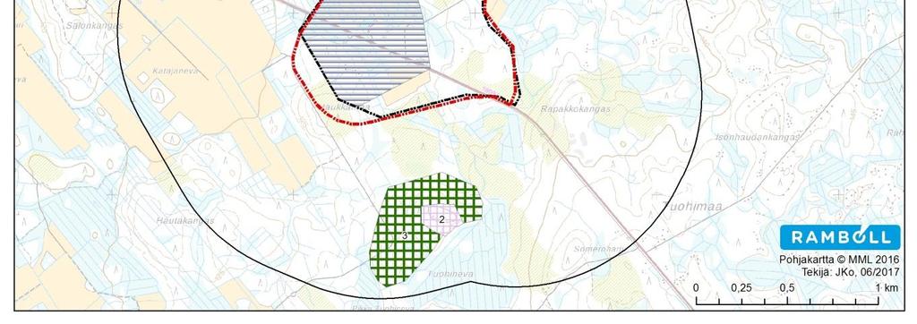 Puro ja sitä ympäröivä kapea metsäalue ovat edustavasti luonnontilassa. Kankaat ympärillä ovat hakattuja.