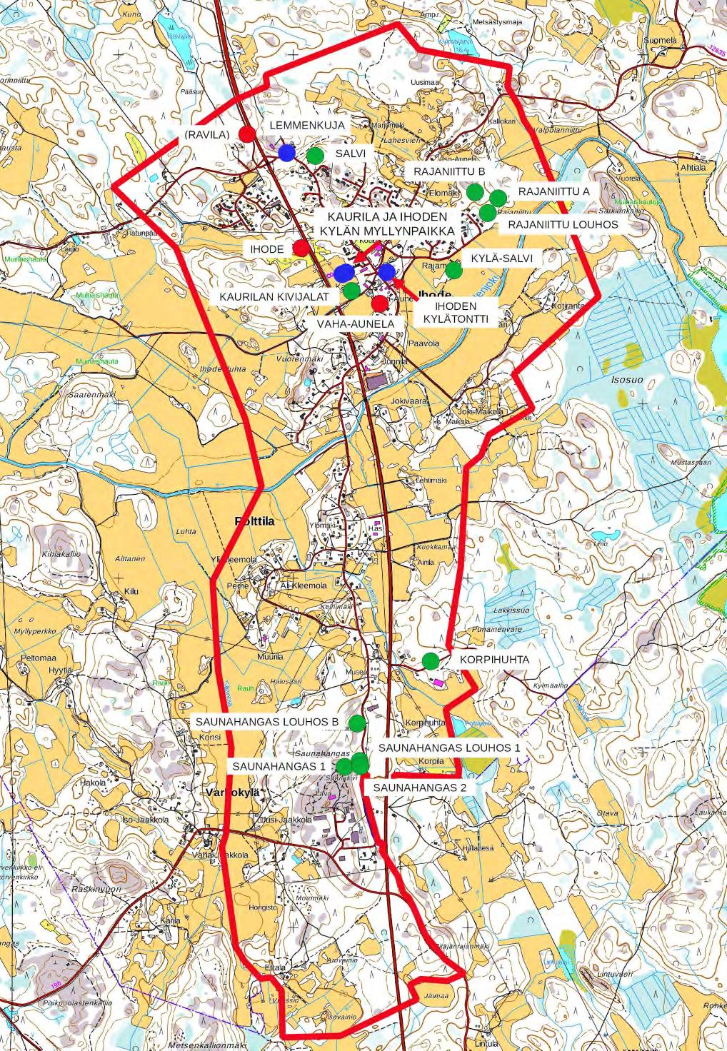 4. DOKUMENTOINTI Inventoinnin aikana havainnoista kirjoitettiin kuvaus, mitattiin niiden sijainti GPS laitteella ja otettiin digitaalinen valokuva Canon EOS M10 merkkisellä digitaalikameralla.