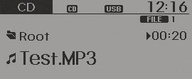 Autosi ominaisuudet PERUSKÄYTTÖ: Audio CD / MP3 CD / USB / ipod / My Music Paina MEDIA painiketta vaihtaaksesi tilan järjestyksessä: CD USB(iPod) AUX My Music BT Audio.