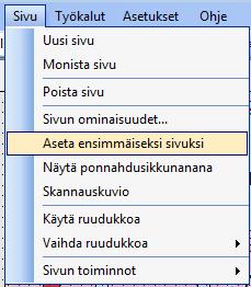 Tältä välilehdeltä voit halutessasi laittaa päälle myös napsautusäänen joko näppäimistöä käytettäessä tai kaikkiin painikkeisiin. Tällöin valinnan yhteydessä tulee klik -ääni.