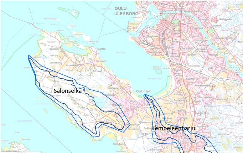 Mt 8155, Poikkimaantien parantaminen välillä Oulun Satama vt22 20 1.5.5 Vesistöt ja pohjavesi Pohjavesi Pohjavedenpintaa on mitattu suunnittelualueelle asennetuista pohjavesiputkista.