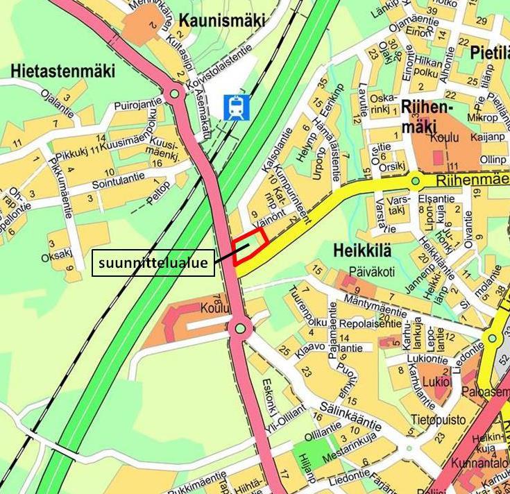 1. PERUS- JA TUNNISTETIEDOT 1.1 Tunnistetiedot Asemakaavamuutoksen selostus, joka koskee 25. päivänä tammikuuta 2015 päivättyä asemakaavakarttaa.