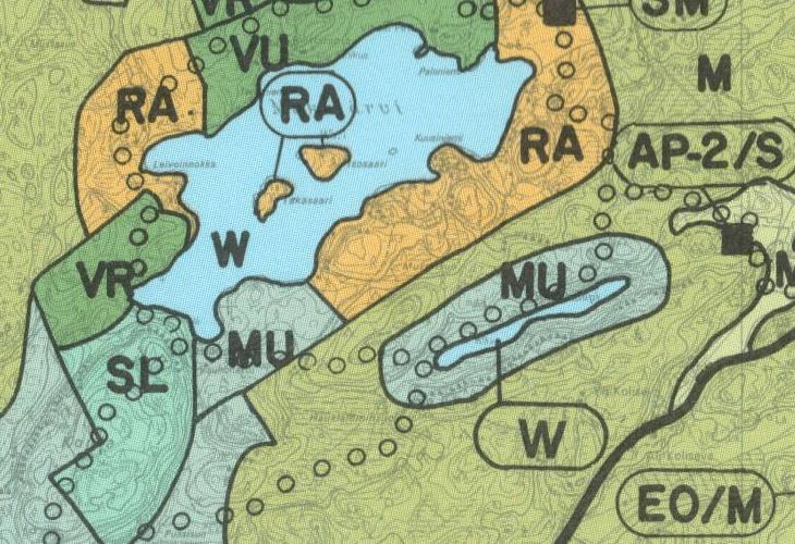 7 Ote Vihdin yleiskaavasta vuodelta 1986.