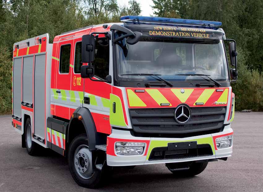 Uusi Atego Tarpeiden mukaan. Uusi Atego. Uusi Mercedes-Benz Atego Euro 6 mahdollistaa erilaisten asiakastarpeiden mukaisten paloautojen rakentamisen kustannustehokkaasti.