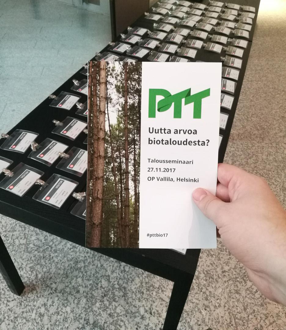 PTT-seminaari 2017 PTT:n talousseminaari Uutta arvoa