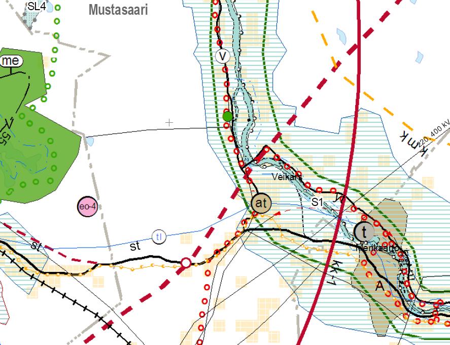 Sivu 4 Kuva 6. Ote Pohjanmaan maakuntakaavasta. Rakennusjärjestys Mustasaaren kunnan rakennusjärjestys on tullut voimaan 1.6.2004.