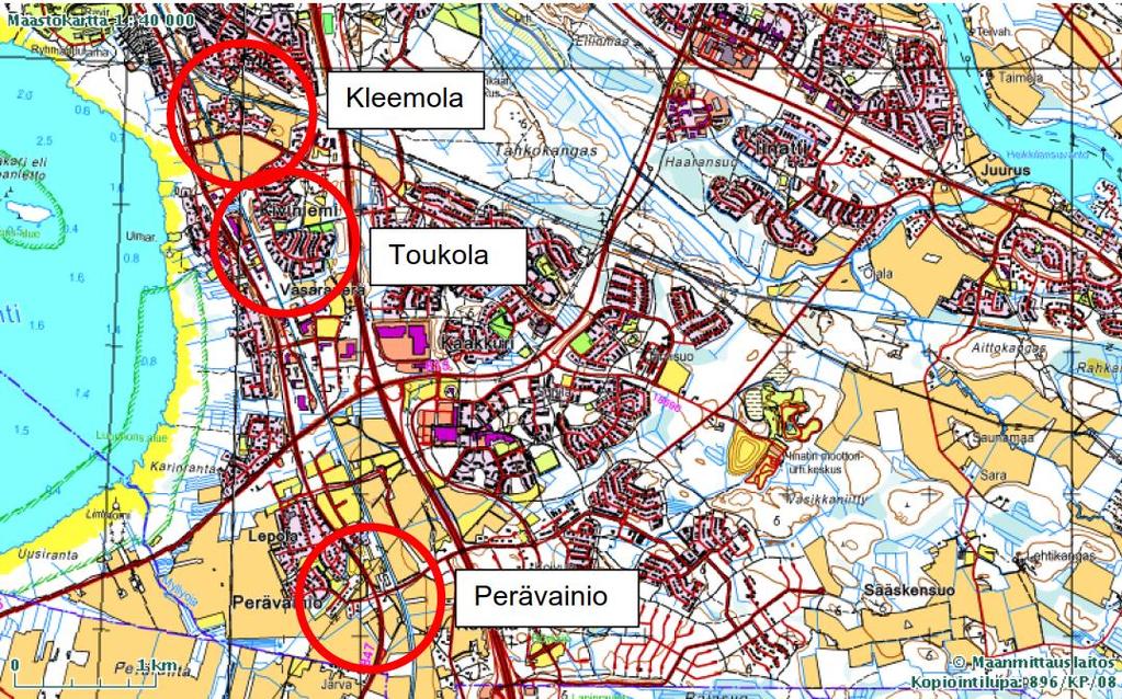 10/26 2.2 Kaksoisraide Liminka Oulu, yleissuunnittelu 2.2.1 Ympäristötärinän täydentävä tärinäselvitys Oulun alueella Liminka Oulu kaksoisraiteen yleissuunnittelun yhteydessä Ratahallintokeskus on