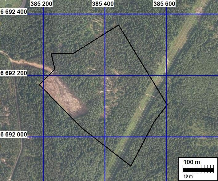 Muinaisjäännöksen nimi on Sjöskog (Seutula)-Tuusulan Myllykylä (mj. rek. tunnus 1000010782). Kartta 2.