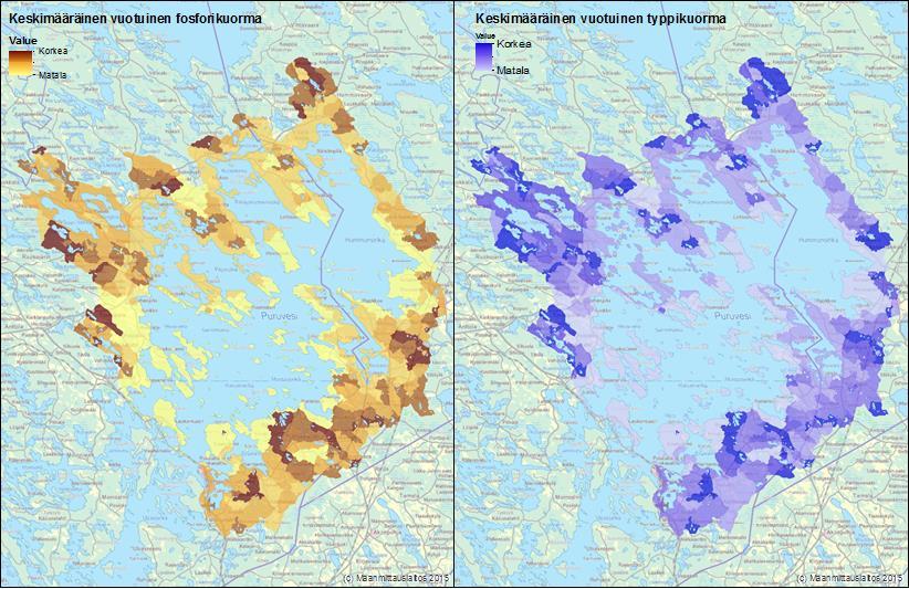 Valuma-aluetason mallinnukset ja toiminnan vaikutukset Puruveden tilaan Metsien käytön vaikutusten arviointi vesien tilaan Luonnonvarakeskuksen Nutspathy ravinnemalli (kokonaistyppi ja