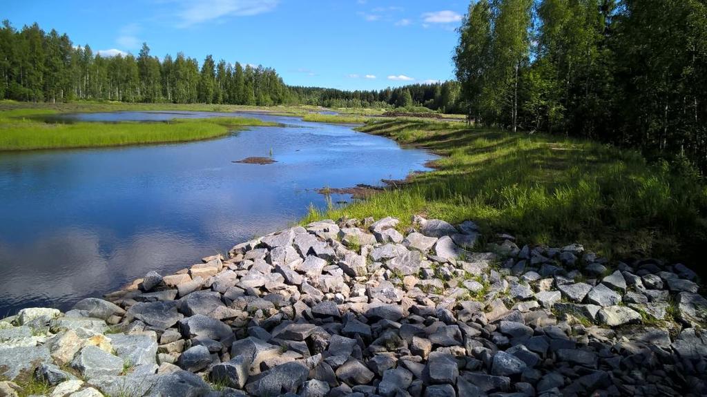 Valuma-aluekunnostuksia ja mallinnuksia Puruvedellä Ravinne- ja kiintoainehuuhtoumien vähentäminen Valuma-aluekunnostukset (SMK, POK ELY) 20 hehtaaria kosteikkoja ja 40 muuta