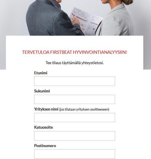 HYVINVOINTIANALYYSI KÄYTÄNNÖSSÄ 1 2 3 4 TILAA