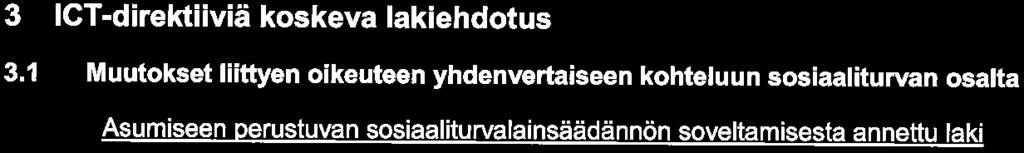 KANSAIIELlKELAITOS LAUSUNTO UI KelalFpa 3 ICT-direktllviä koskeva lakiehdotus 3.