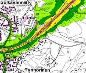 Meluselvityksessä esitetyt melun laskennalliset tarkastelut on tehty vuoden 2016 liikennemäärillä ja asukastiedoilla.