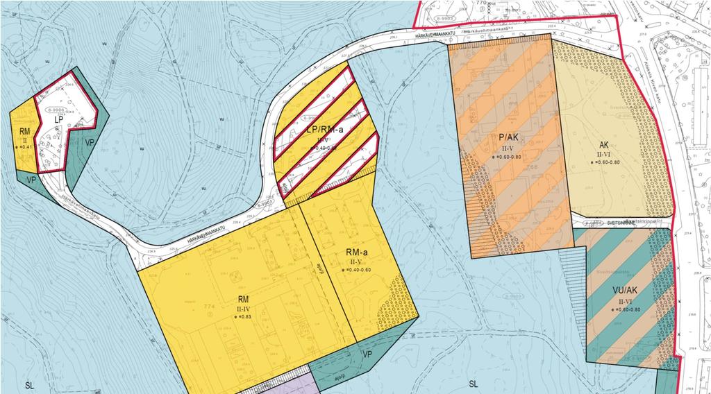 SVEITSIN HÄRKÄVEHMAAN MAANKÄYTÖN KEHITTÄMISSUUNNITELMA OSA ALUE 1 6 800