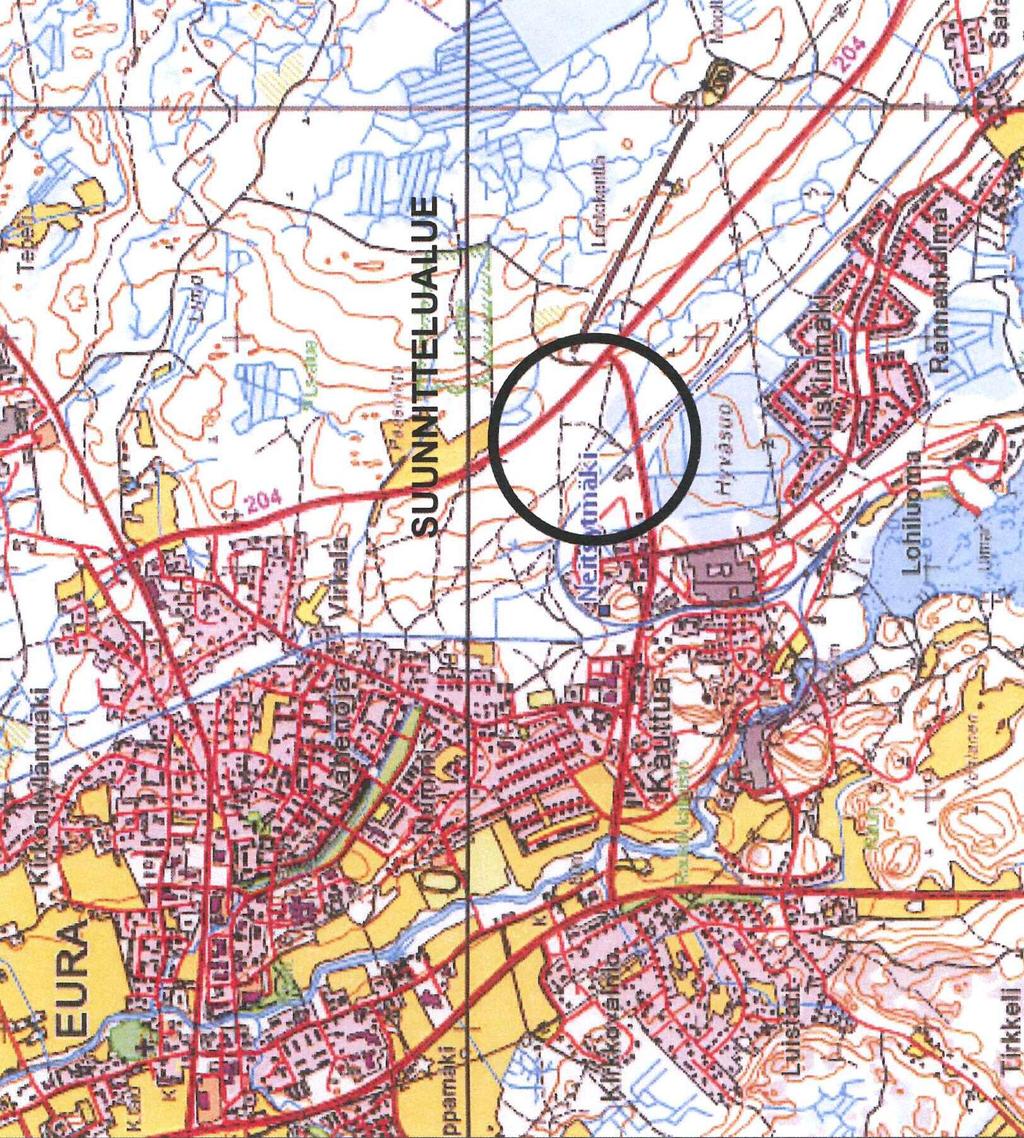 3 1. PERUS- JA TUNNISTETIEDOT 1.1. Tunnistetiedot Asemakaavan laajennus koskee Kunta Eura 50 Kylä Kauttua 406 Tila osa 2:781 Asemakaavalla muodostuu Korttelit 689-693 sekä lähivirkistys-, katu- ja liikennealuetta.