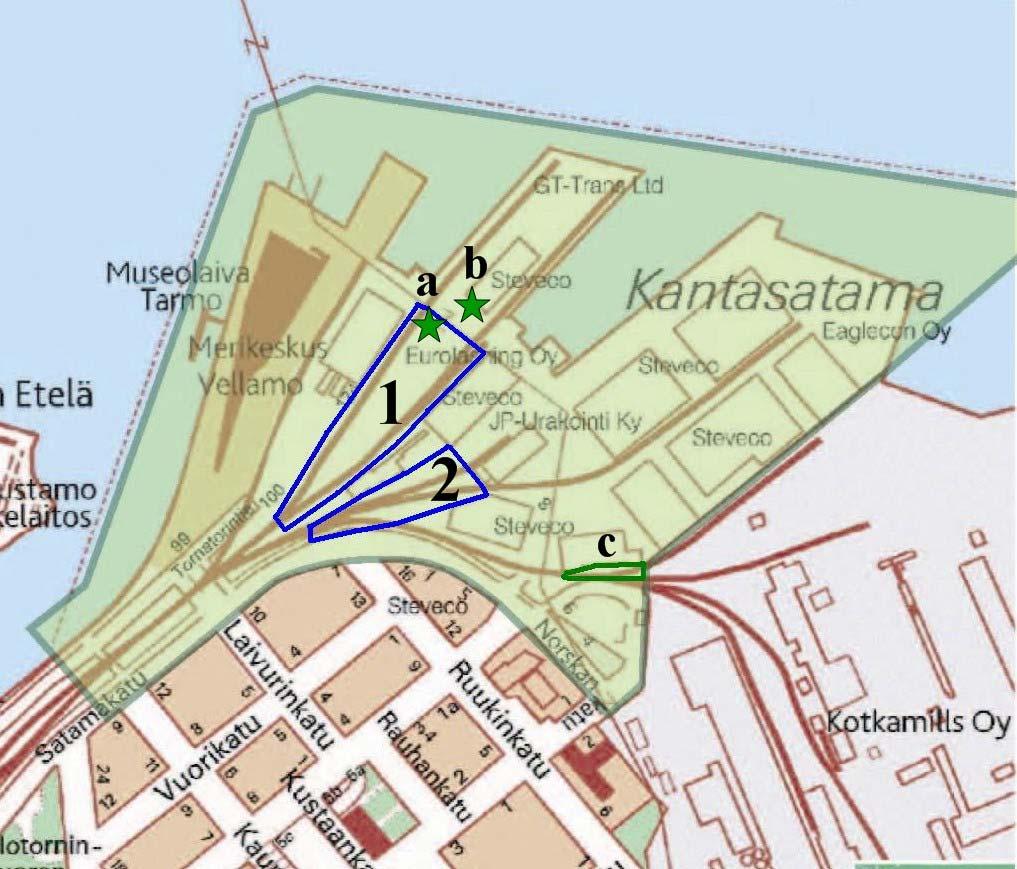 2 1. Selvityksen taustoja Kotkan Kantasatamassa on vireillä osayleiskaava, jota varten tarvittiin tietoja suunnittelualueen (kartta 1) luontoarvoista.