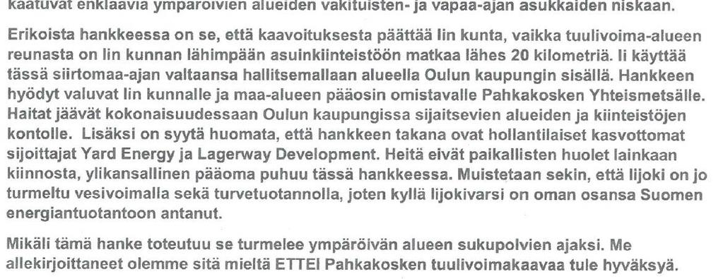 Voimaloiden maksimikorkeus on enintään 245 metriä maanpinnasta.