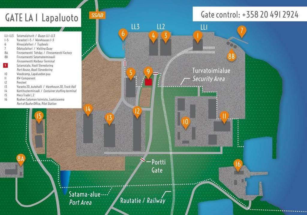 27 Kuva 6. Sataman yleiskartta. 4.3.