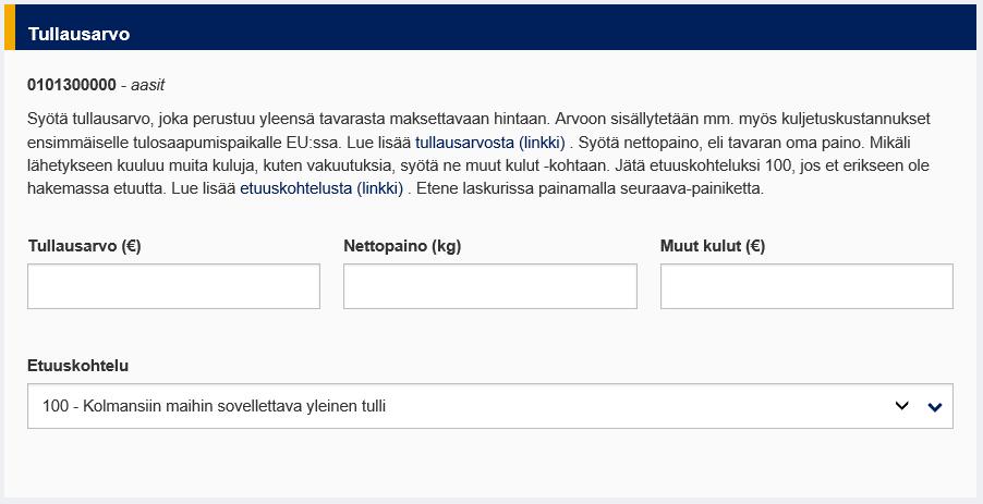 Fintaric-käyttöopas 10 (16) 3.