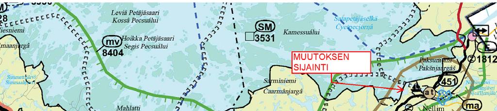 Seitap Oy 2017 Osallistumis- ja arviointisuunnitelma 3 Inari, Nellimvuonon Vuopajan ranta-asemakaavan muutos 3. Suunnittelutilanne 3.