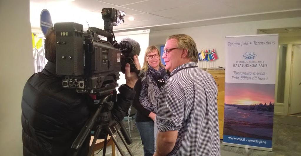 Lisa Lunstedtia haastateltiin tulvariskien hallinnasta 9.11.2017 SVT Norrbottenin paikallisuutisiin. 7.9. 2017 Meän Tornionlaakso: Lohesta riitti puhetta Lappean seminaarissa (29.