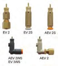 kompressorien TARVIKKEET KEVENNYSVENTTIILIT Kytkimelle Lisätoiminto Liitännät EV-2