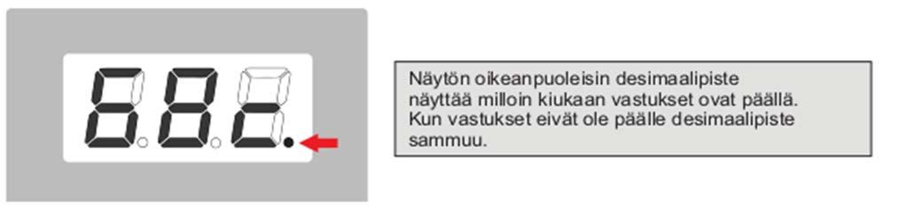 Saunan päälle laittaminen Laita kiukaaseen virta päälle kiukaan alaosassa olevasta ohjauskytkimestä.