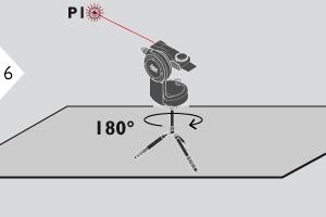 Asetukset Leica DST 360 adapterin* kalibrointi * Toiminto on aktivoitu, kun liitetty Leica DST 360 - adapteriin Määritä mitattava piste,