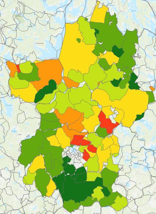 Päijäthäme, lomatontit,