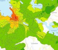 toimistorakennusalue T - Teollisuus- ja varastorakennusalue APEK -