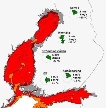 Viime talvet poikkeuksellisen jäättömät 15.2.