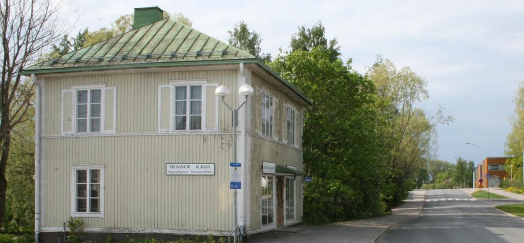 Solhultin talo Iso Kylätien varrella.