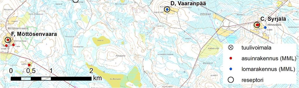 Välkevaikutusten todellinen tilanne siis vaihtelee eri vuosina, koska välkkeen esiintyminen tietyssä katselupisteessä tietyllä