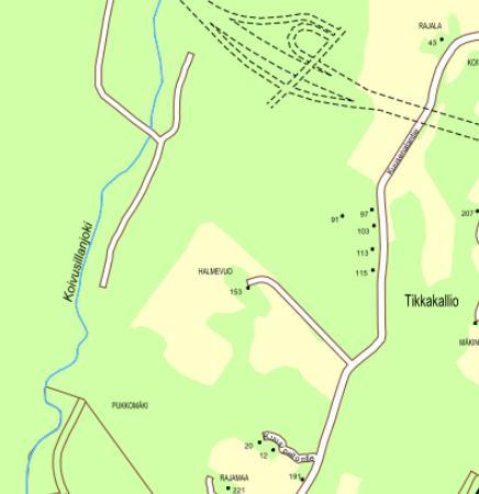 Vt12 eteläisen kehätien Nostavan liittymän eteläpuoli Asemakaavan tavoitteena on mahdollistaa tieyhteyden