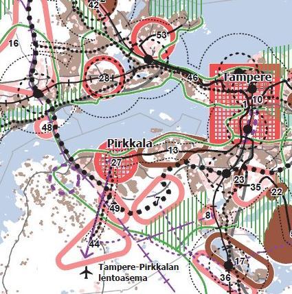 7.99 kanien osala 9.7.00 vahvisuneen asemakaavan rajalle.