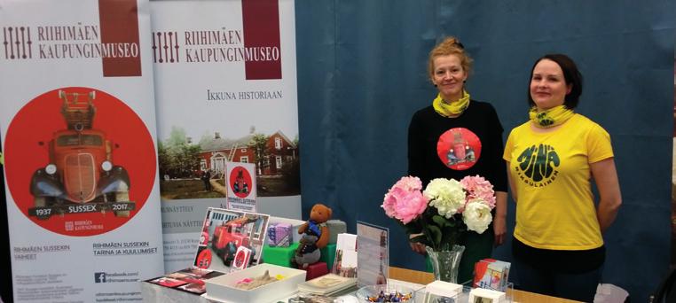 Osallistuminen tapahtumiin Päivi Yli-Karhula ja Anni Antila olivat Riihimäen messupuistossa 10. 11.9. järjestetyssä Rauta ja petrooli -tapahtumassa Riihimäen Sussex -paloauton kanssa.