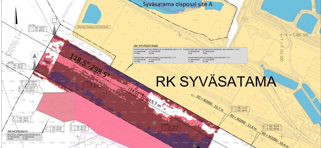 Hankeosa B: Sataman