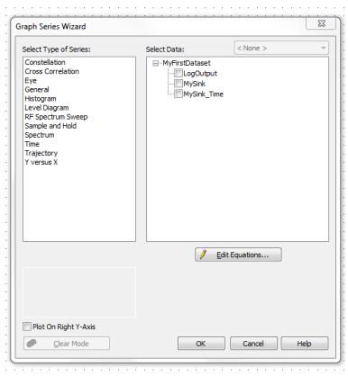 Tällöin aukeaa kuvassa 12 esitetty Graph Series Wizard -ikkuna. Kuva 11. Lähennetty näkymä Workspace Tree -osiosta.