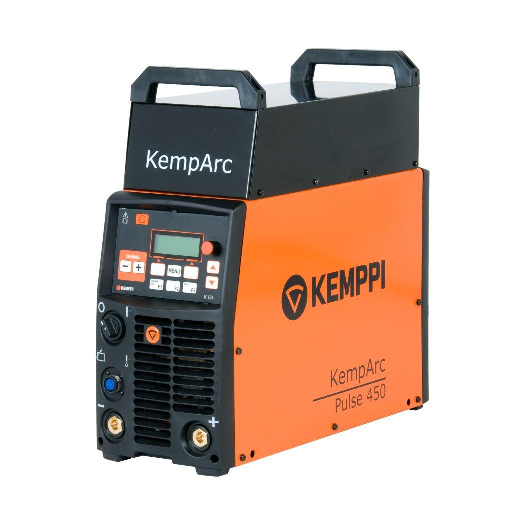 VAIHTOEHTO - LAITTEET JA OHJELMISTOT KempArc Pulse 450 Power source KempArc Pulse 450 on monitoiminen CC/CVhitsausvirtalähde, joka on suunniteltu vaativaan
