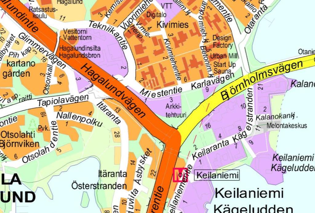 1 (14) Keilaniemi Asemakaavan muutos 10. kaupunginosa, Otaniemi Osa korttelia 10050 Asianumero 5430/10.02.