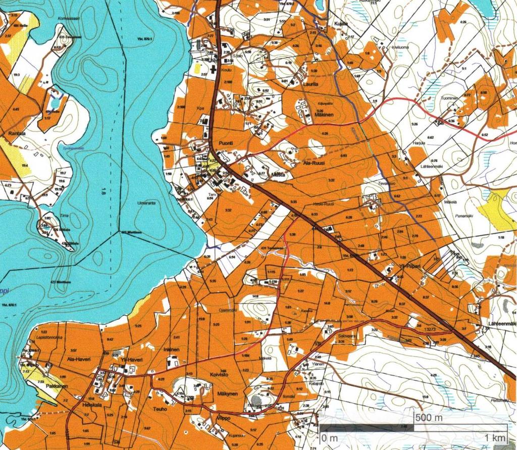 TEVANIEMI Tevaniemi on kaunis järvenrantakylä, jossa on lähellä kyläkeskusta hoidettu uimaranta.