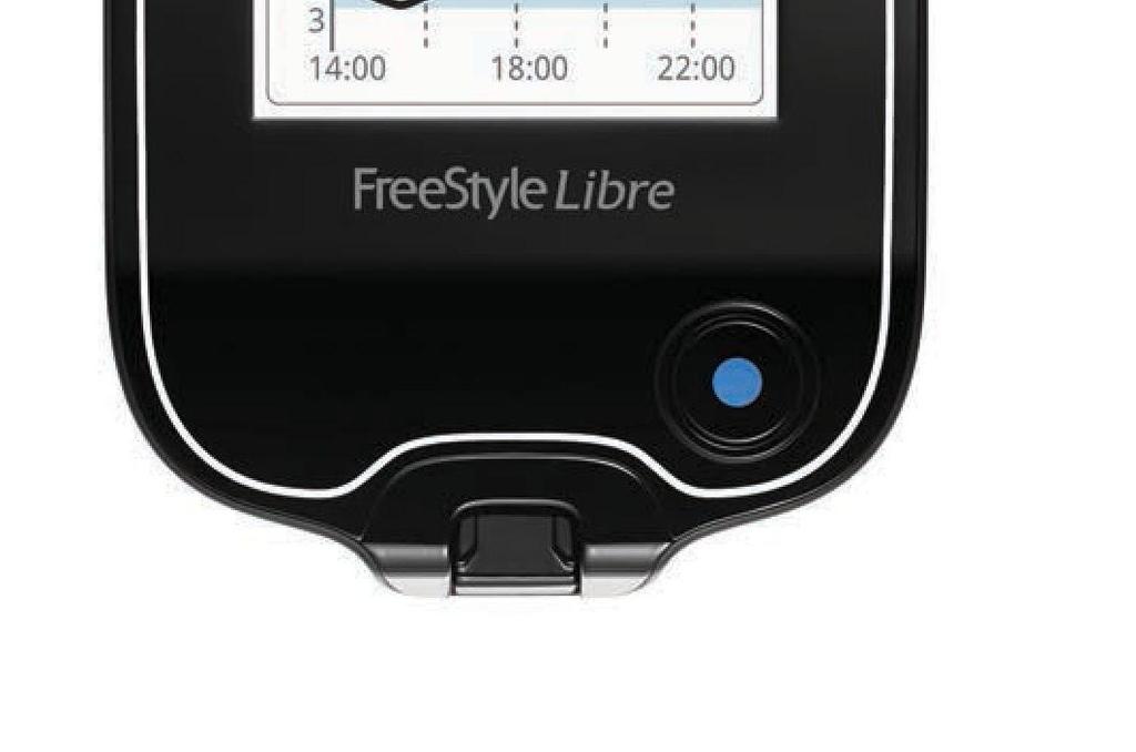 FreeStyle Libre reader The LibreView software Simulated data for